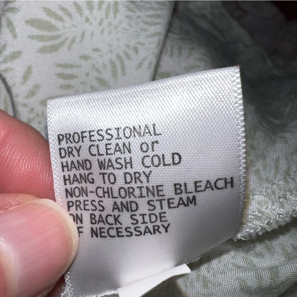 Rose & Thyme Pink Paisley Boho Peasant Blouse Women’s Large Tassel Tie Rayon Top - Picture 10 of 12